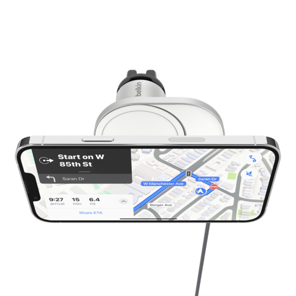 Soporte cargador de iPhone para el coche con MagSafe de Belkin 🚗 